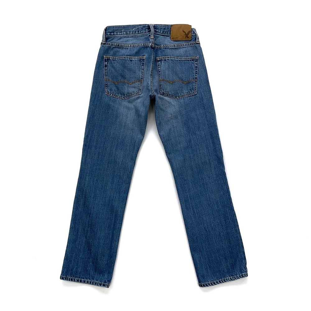 American Eagle Jeans Mens 26x28 Blue Slim Straight Cotton